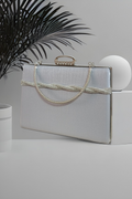 Silber verzierte Abendtasche – Maßanfertigung