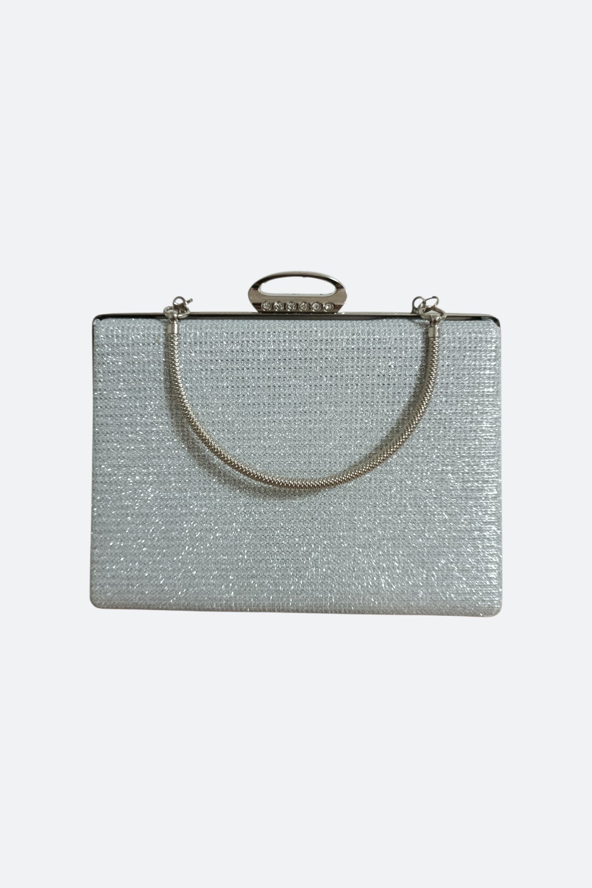 Silver Çupra Evening Bag