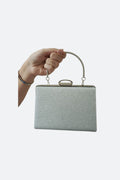 Silver Çupra Evening Bag