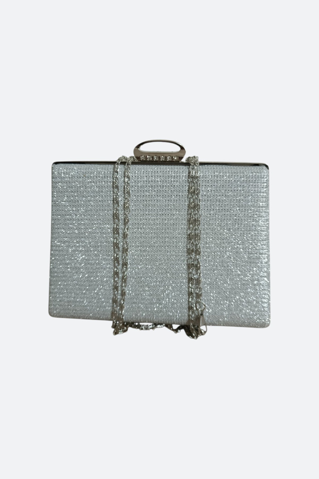 Silver Çupra Evening Bag