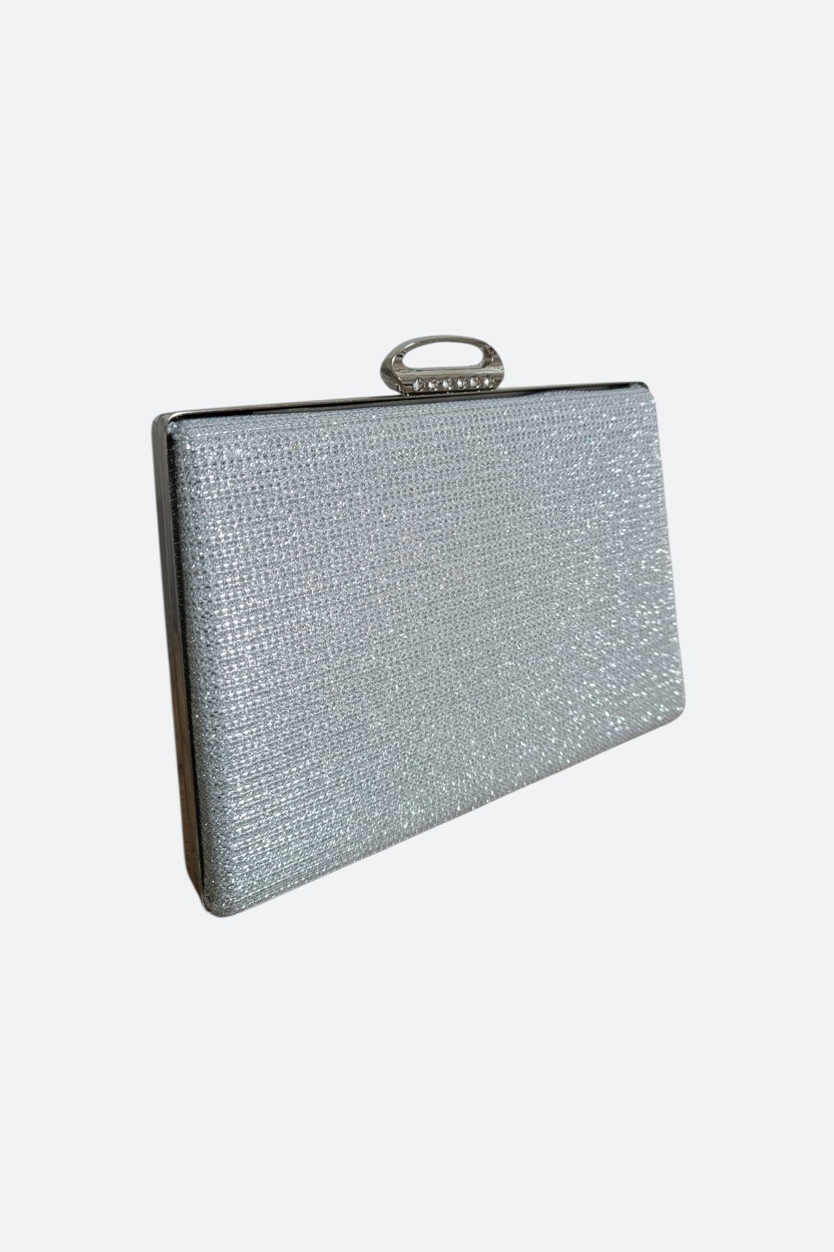 Silver Çupra Evening Bag